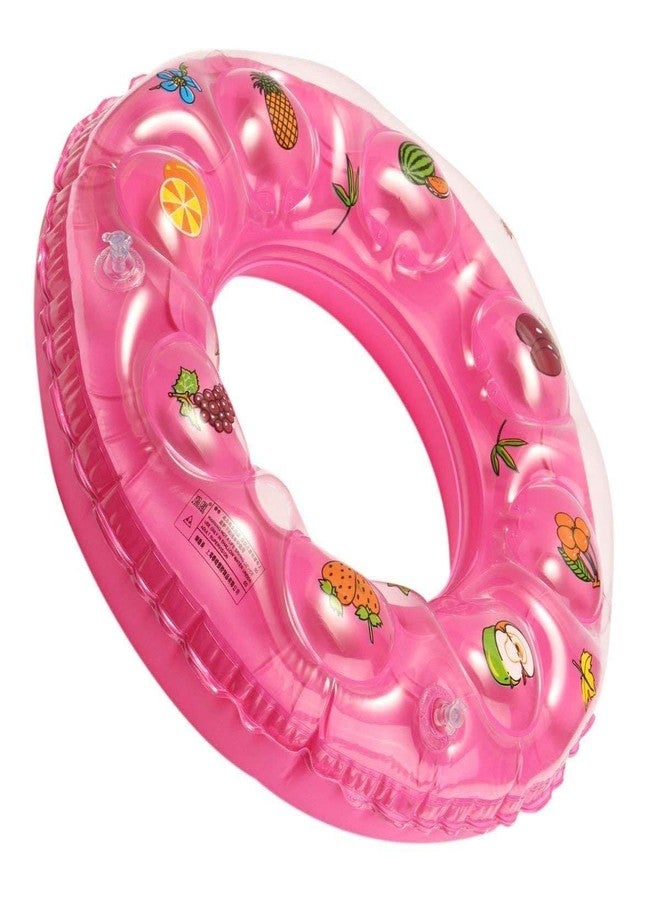 Stotram Double Layer Swimming Ring Swim Pool Party Tube for Kids Swimming Leering Ring for Girls and Boys Swimming Tube Inflatable Swim Ring (60 CM) - Image 1